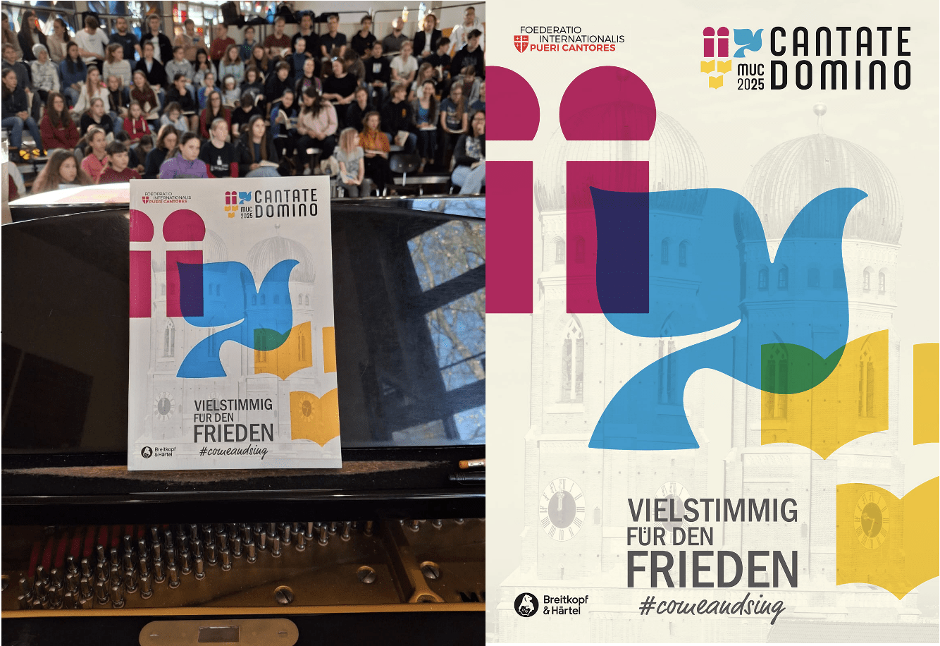 Munich Festival Choir book Cover and in rehearsal