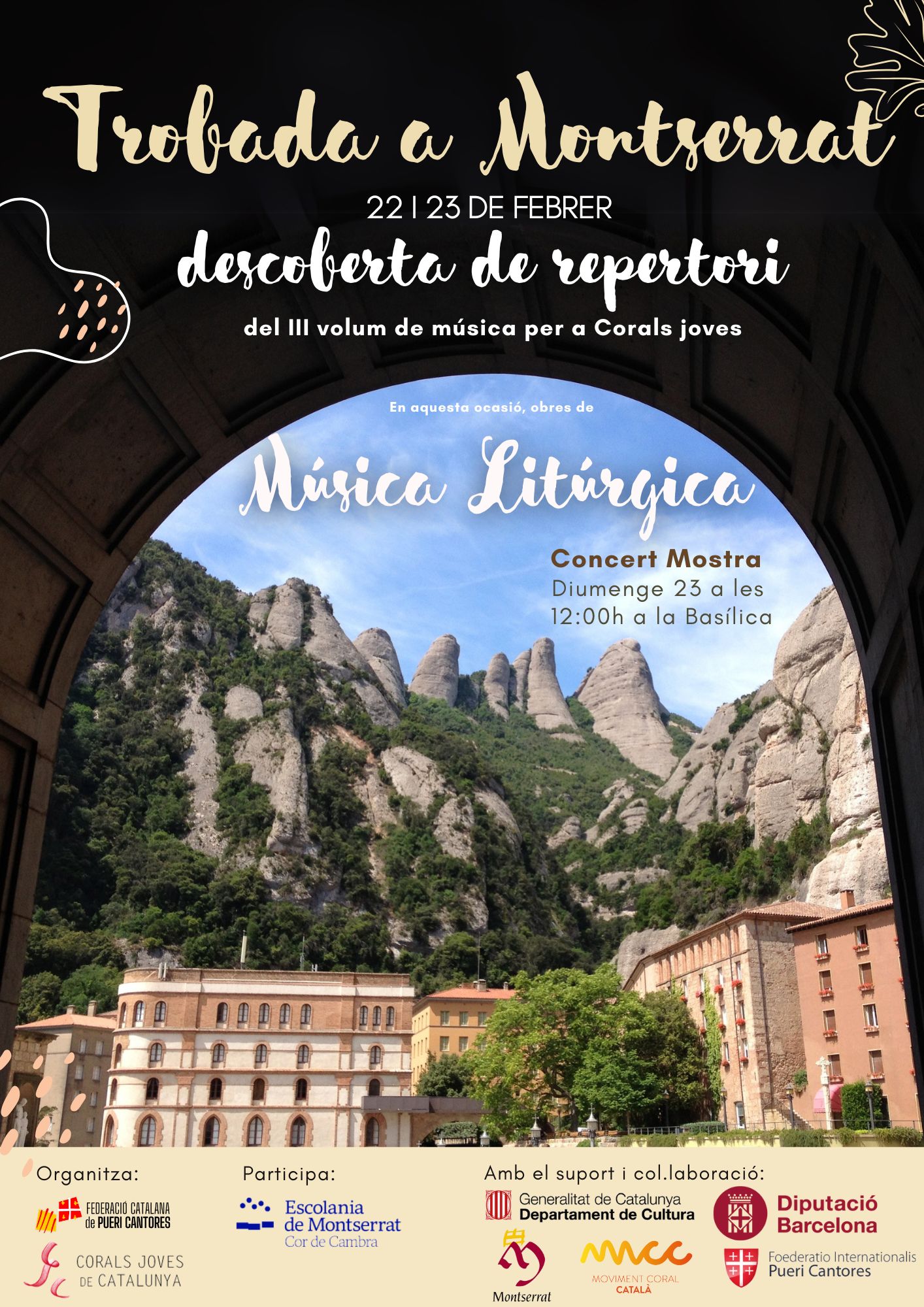 Cartell Trobada FCPC Montserrat 2025